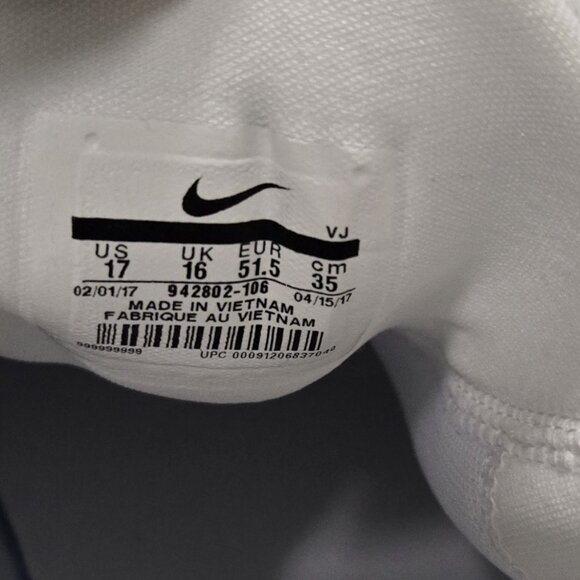 Nike Men’s zoom shift white red ‘Team Crimson’ Men’s 17. Great Conditions - Picture 3 of 5